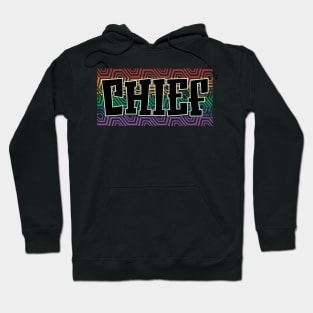 LGBT PATTERN USA CHIEF Hoodie